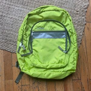 L.L. Bean Neon Green Backpack Original Back pack 24L